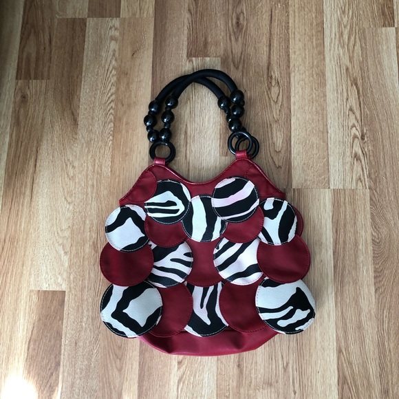 Animal print hand bag - Picture 2 of 3